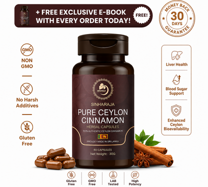 Sinharaja® Ceylon Cinnamon Extract Capsules