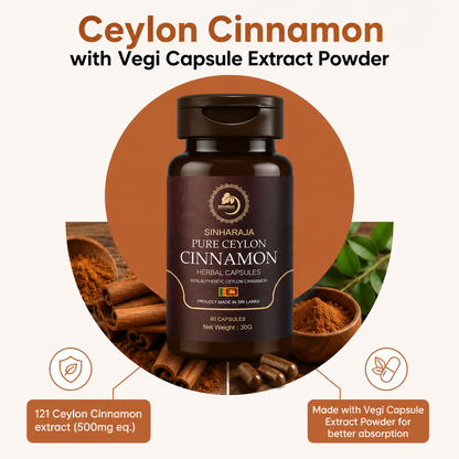 Sinharaja® Ceylon Cinnamon Extract Capsules